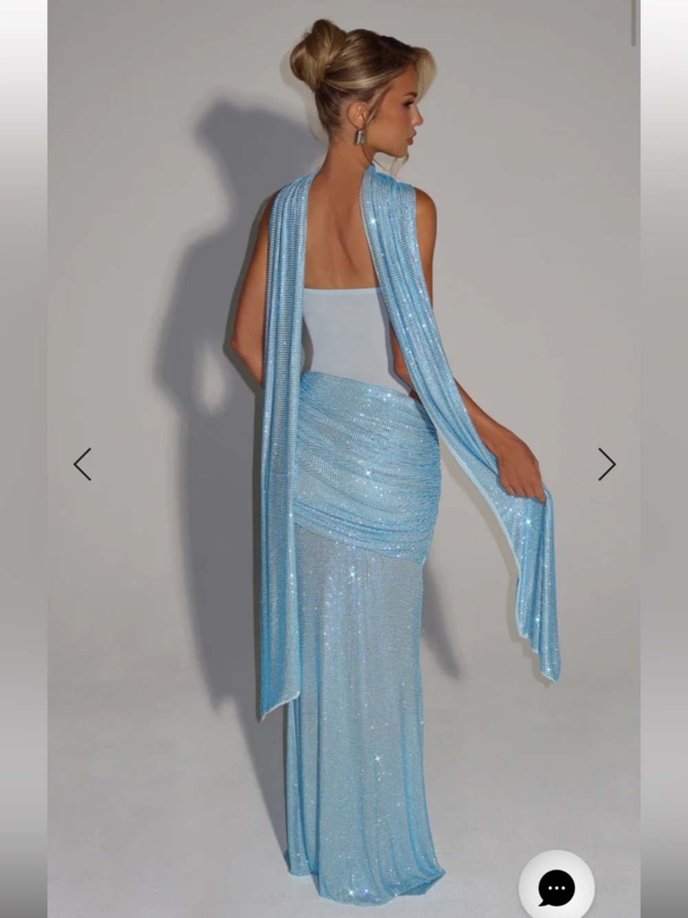 NWT Babyboo Kailani Maxi Dress - Aqua - Picture 2 of 4